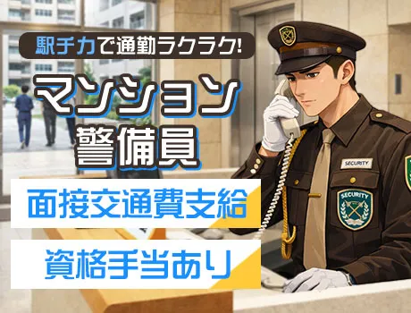 施設警備／日給11,895円～｜根津駅/マンション_5193|52917_C