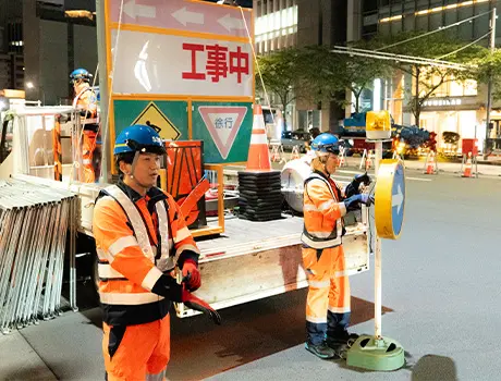 サンエス警備保障株式会社 上野支社＿道路規制(東京都台東区/警備・交通誘導)_3